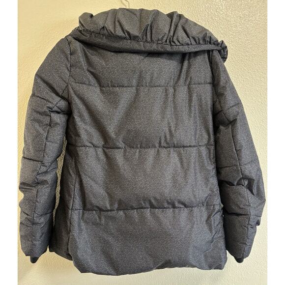 Lark & Ro Women's Short Shawl Pillow Collar Puffer Jacket Coat Size Small - Picture 2 of 6